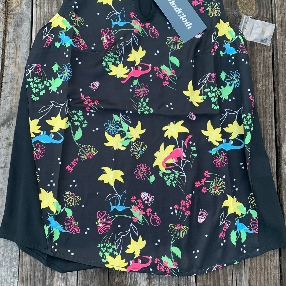 5/$15 | Modcloth | ‘Double Dare’ Sleeveless Top | NWT - Picture 11 of 14